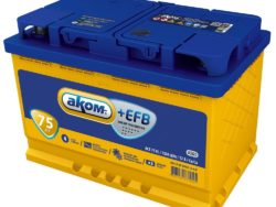 Аккумулятор AКОМ EFB 75 пп