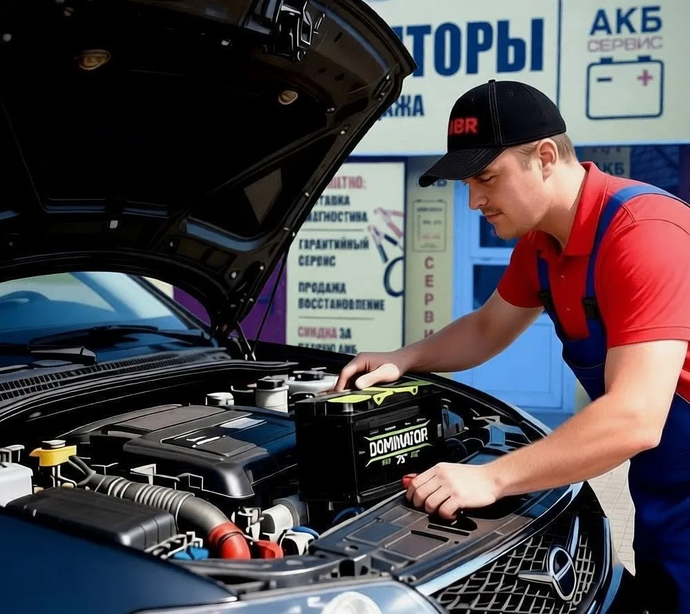 АККУМУЛЯТОР АВТОМОБИЛЬНЫЙ ЗАМЕНА В ЕЙСКЕ