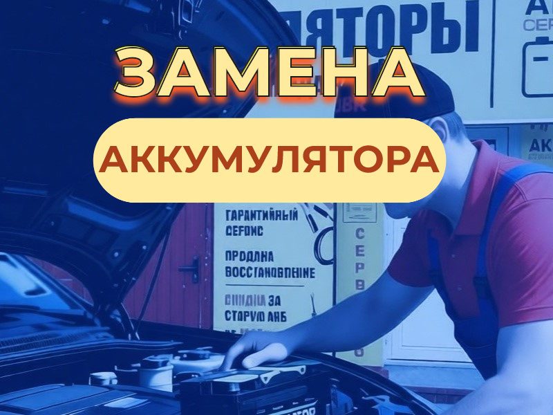 аккумулятор для автомобиля с заменой
